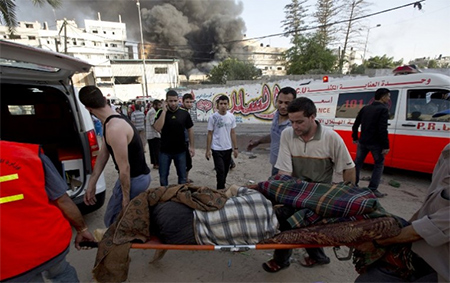 matanza en un mercado en gaza